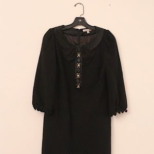 mademoiselle embellished neckline dress